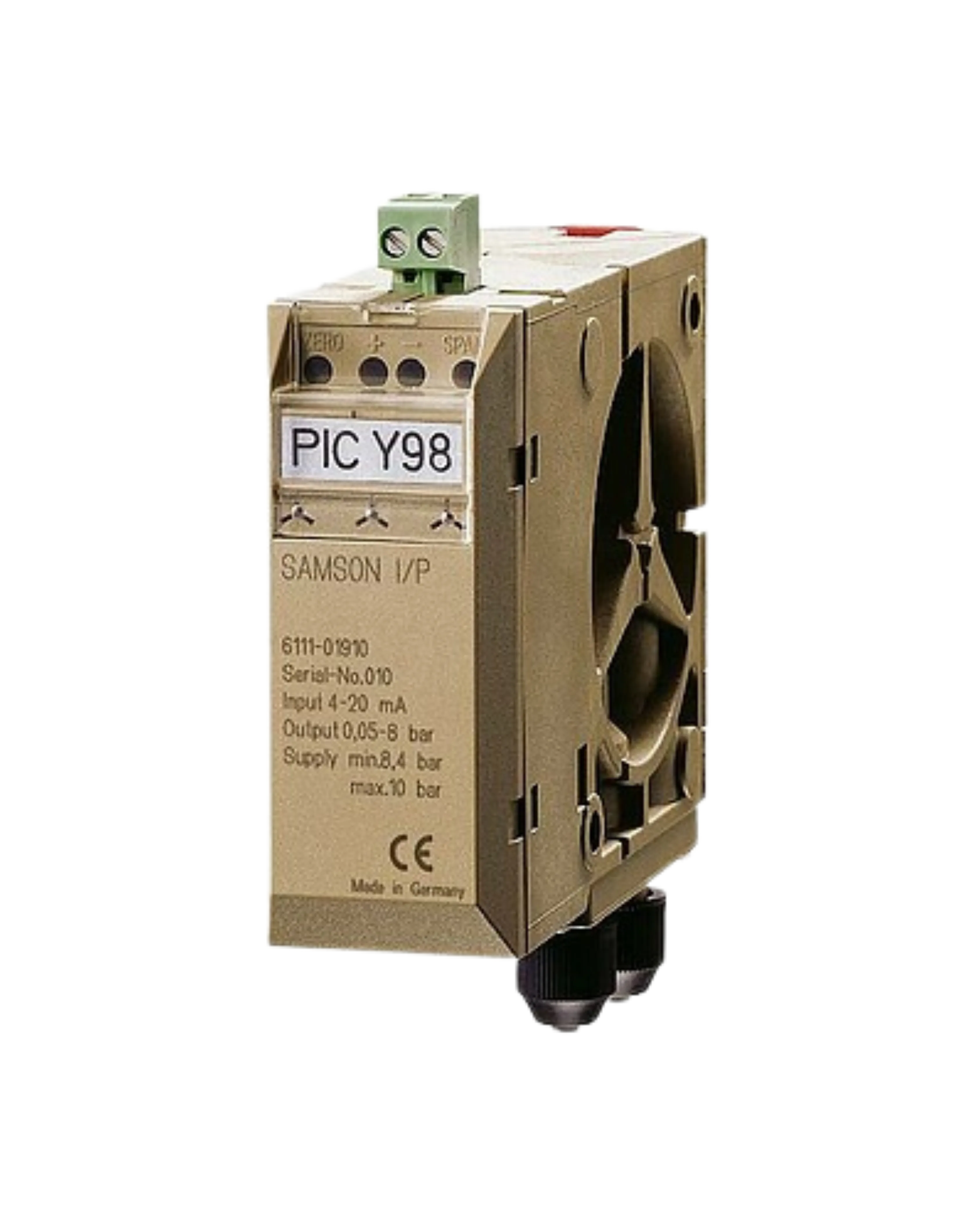 Samson Type 6111 i/p Converter, Rail-Mounting Unit — Samson Actuators – Hydraulics – Pneumatics